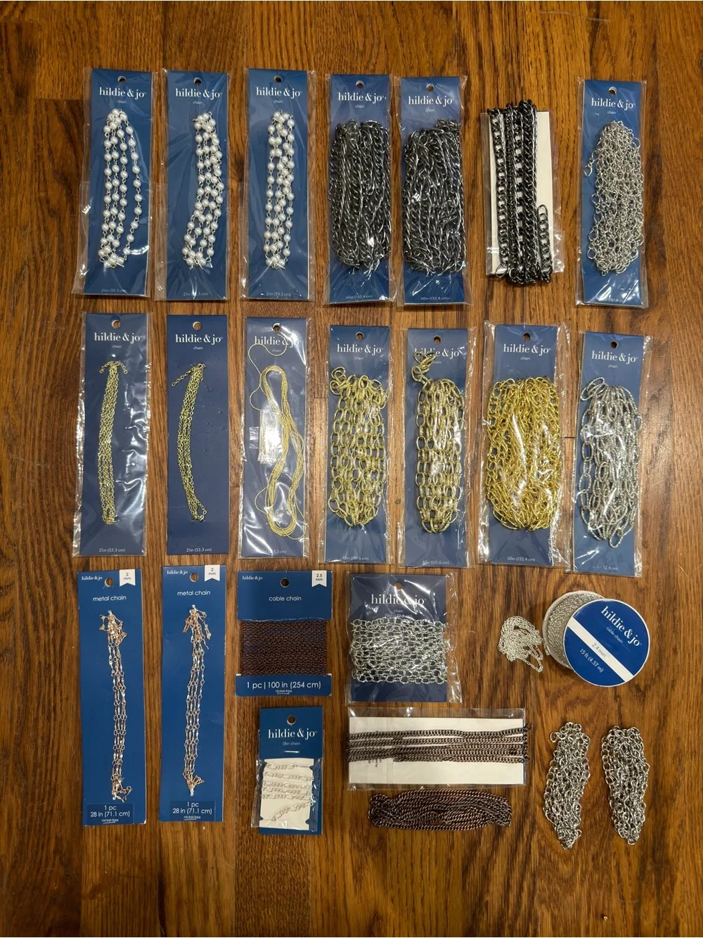 HILDIE & JO & ASSORTED BRANDS beads, chains, tools - jewelry making lot